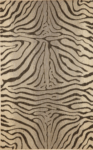 Trans Ocean Terrace Collection 1712/67 ZEBRA CHARCOAL