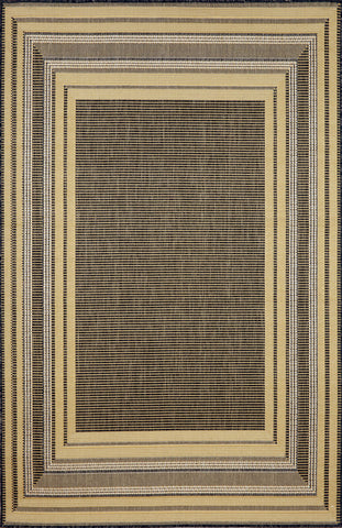 Trans Ocean Terrace Collection 1736/59 ETCHED BORDER YELLOW