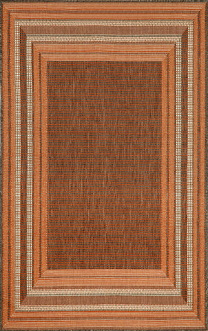 Trans Ocean Terrace Collection 1736/74 ETCHED BORDER TERRACOT