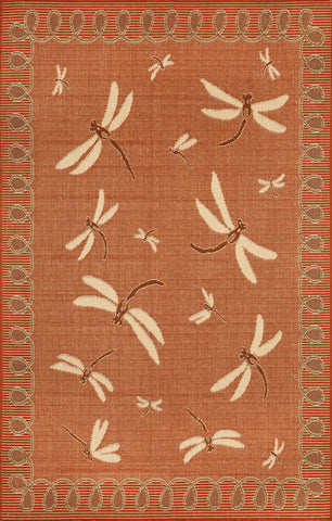 Trans Ocean Terrace Collection 1746/94 DRAGONFLY TERRACOTTA