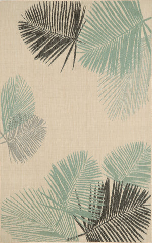 Trans Ocean Terrace Collection 1770/63 PALMS AQUA