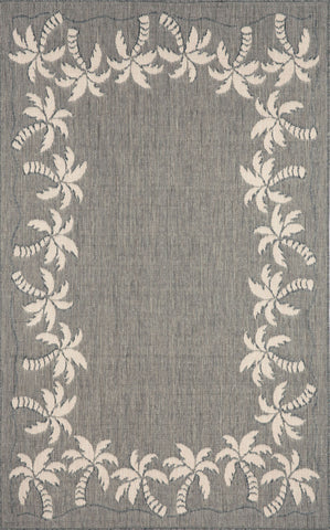 Trans Ocean Terrace Collection 1771/68 PALMTREE BDR SILVER