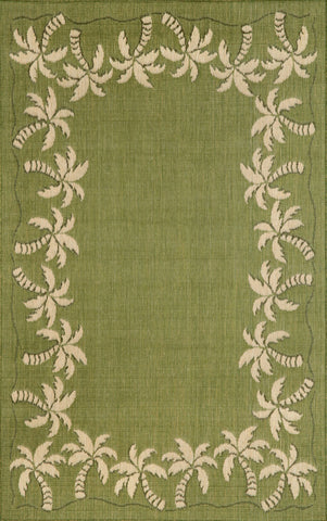 Trans Ocean Terrace Collection 1771/76 PALMTREE BDR GREEN