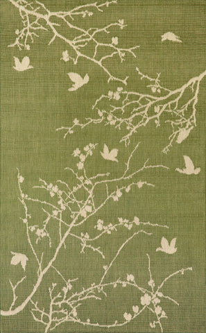 Trans Ocean Terrace Collection 1773/76 PLUM BLOSSOM GREEN