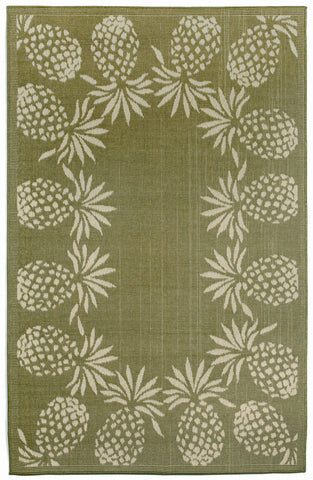 Trans Ocean Terrace Collection 1774/76 PINEAPPLE BDR GREEN