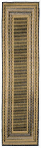 Trans Ocean Terrace Collection 1736/59 ETCHED BORDER YELLOW