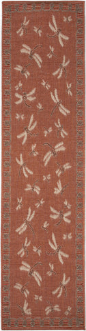 Trans Ocean Terrace Collection 1746/94 DRAGONFLY TERRACOTTA