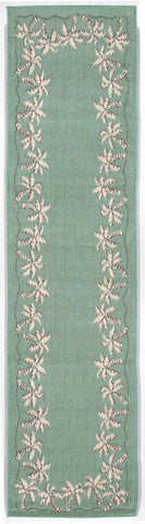 Trans Ocean Terrace Collection 1771/73 PALMTREE BDR AQUA