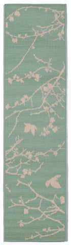 Trans Ocean Terrace Collection 1773/73 PLUM BLOSSOM AQUA