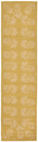 Trans Ocean Terrace Collection 1774/59 PINEAPPLE BDR YELLOW