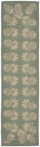 Trans Ocean Terrace Collection 1774/73 PINEAPPLE BDR AQUA