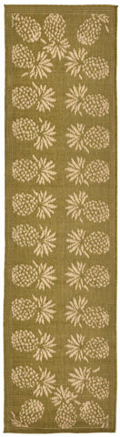 Trans Ocean Terrace Collection 1774/76 PINEAPPLE BDR GREEN
