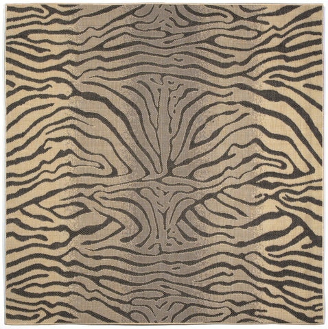 Trans Ocean Terrace Collection 1712/67 ZEBRA CHARCOAL