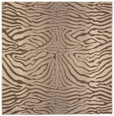 Trans Ocean Terrace Collection 1712/89 ZEBRA BROWN
