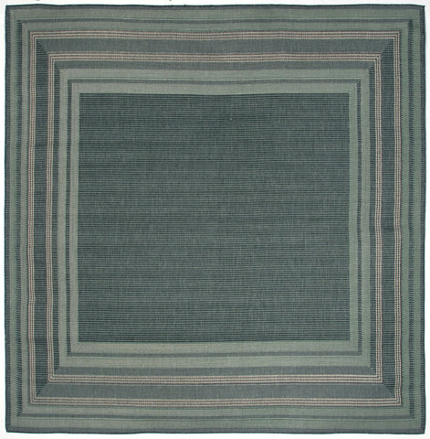 Trans Ocean Terrace Collection 1736/73 ETCHED BORDER AQUA