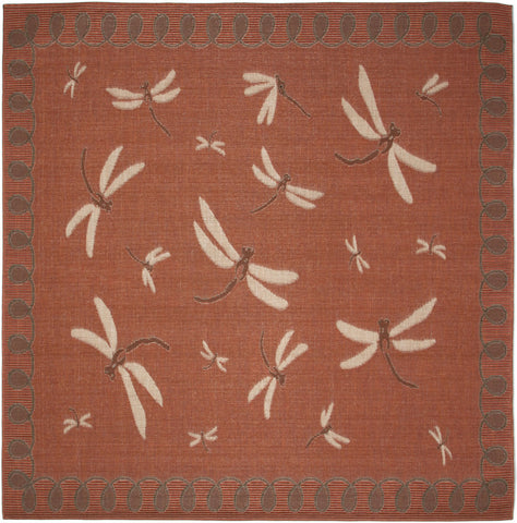 Trans Ocean Terrace Collection 1746/94 DRAGONFLY TERRACOTTA