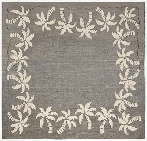 Trans Ocean Terrace Collection 1771/68 PALMTREE BDR SILVER