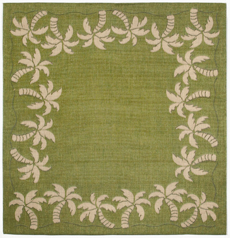Trans Ocean Terrace Collection 1771/76 PALMTREE BDR GREEN