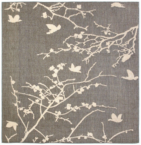 Trans Ocean Terrace Collection 1773/68 PLUM BLOSSOM SILVER