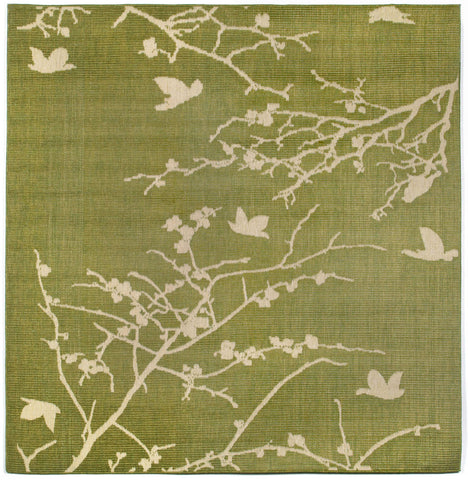Trans Ocean Terrace Collection 1773/76 PLUM BLOSSOM GREEN