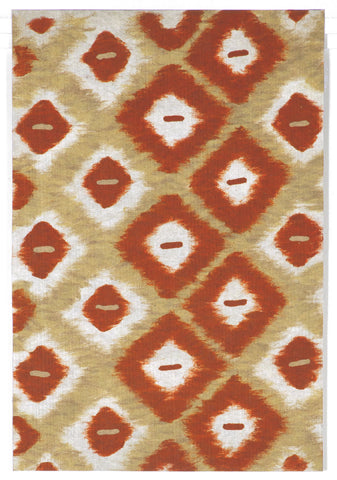 Trans Ocean Visions II Collection 3095/24 IKAT DIAMONDS RED