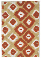 Trans Ocean Visions II Collection 3095/24 IKAT DIAMONDS RED