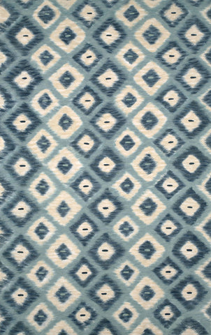 Trans Ocean Visions II Collection 3095/04 IKAT DIAMONDS AQUA