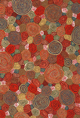 Trans Ocean Visions III Collection 3102/24 GIANT SWIRLS FIESTA