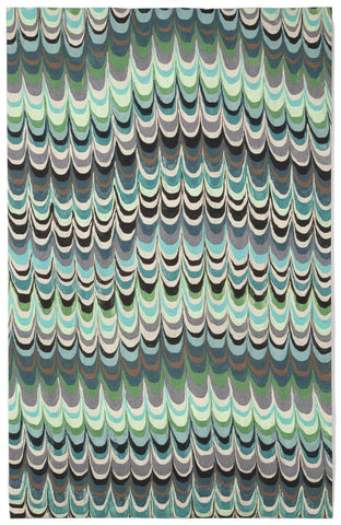 Trans Ocean Visions III Collection 3419/04 FLOATING INK AQUA