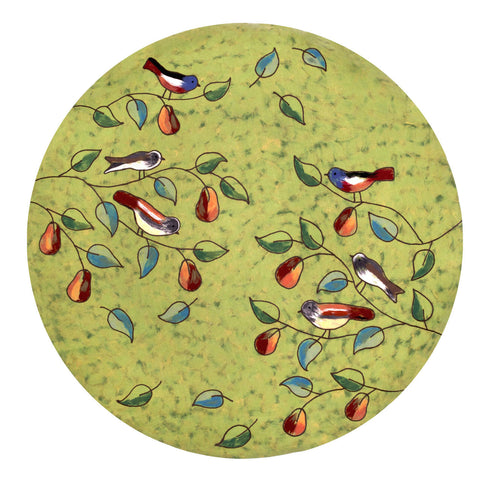 Trans Ocean Visions III Collection 3245/06 SONG BIRDS GREEN