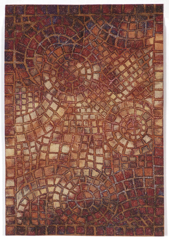 Trans Ocean Visions V Collection 3257/24 ARCH TILE RED