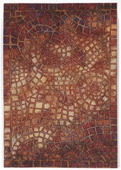 Trans Ocean Visions V Collection 3257/24 ARCH TILE RED