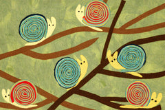Trans Ocean Visions III Collection 3256/16 SNAILS GRASS