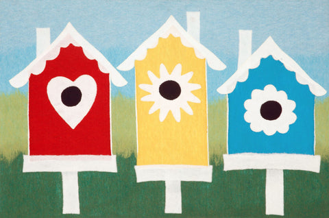 Trans Ocean Visions III Collection 3258/44 BIRDHOUSES MULTI
