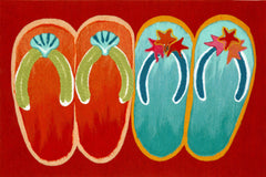 Trans Ocean Visions IV Collection 3207/24 FLIP FLOP OMBRE RED