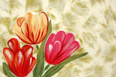 Trans Ocean Visions IV Collection 3208/24 TULIPS WARM