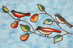 Trans Ocean Visions IV Collection 4119/03 SONG BIRDS BLUE