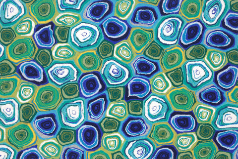 Trans Ocean Visions IV Collection 4166/94 MURANO SWIRL CARIBBEAN