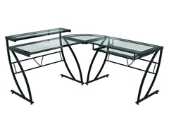 Z-Line Designs Feliz Glass "L" Desk