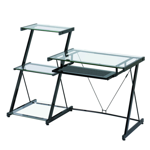 Z-Line Designs Nero Desk and Bookcase